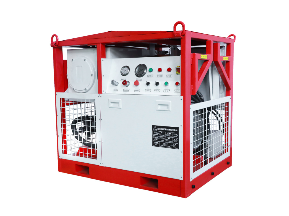 The motor-driven hydraulic station